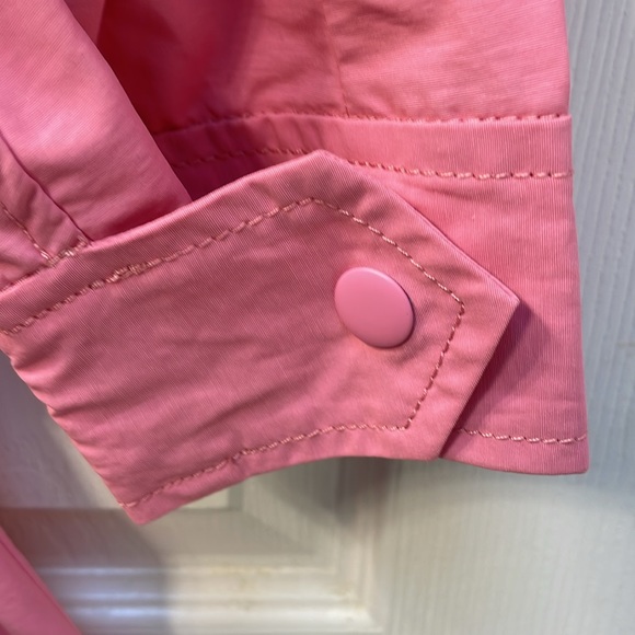 J.CREW Perfect Lightweight Rain Jacket in Pink Orange Small - Picture 7 of 16